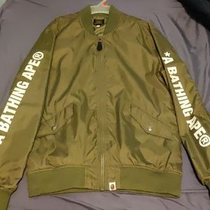 bape new year 2021 bomber jacket